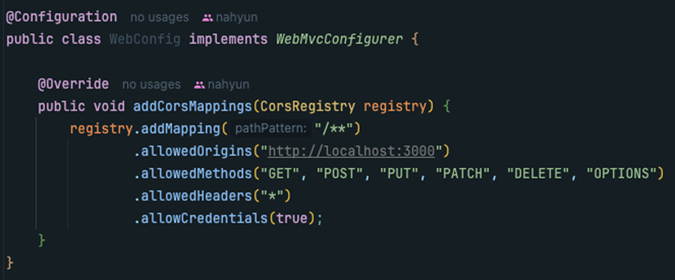 Evenly-webconfig-cors